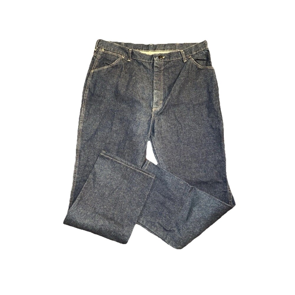 Bulwark FR Flame Resistant Jeans Men’s Size 38 Blue Denim Pants USA Made Vintage